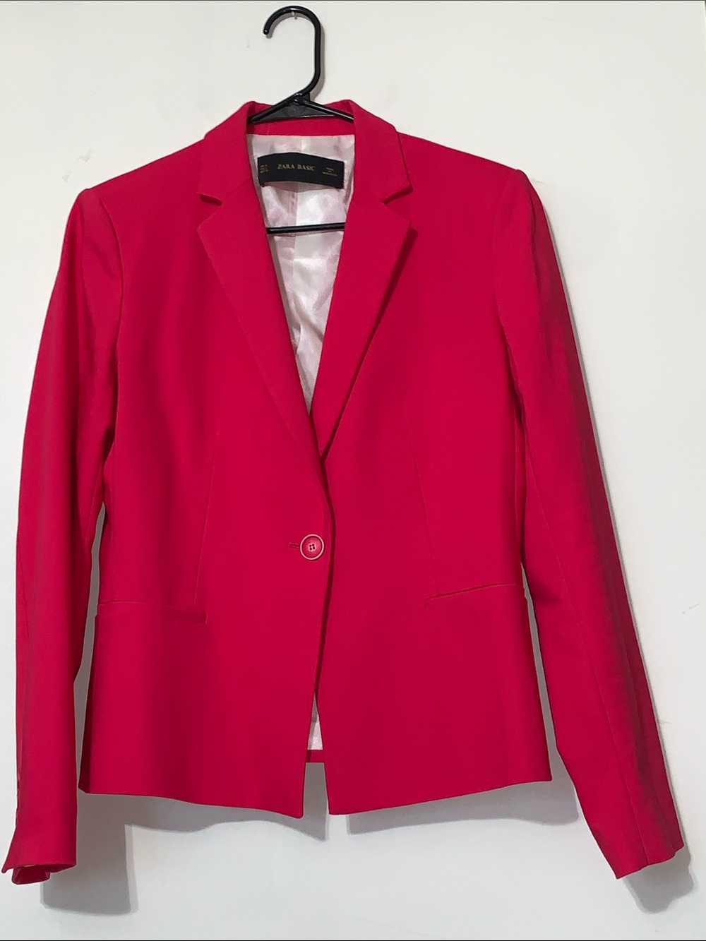 Zara Hot Pink Tailored Blazer